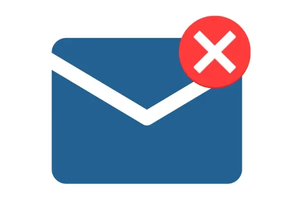 Email misdelivery icon